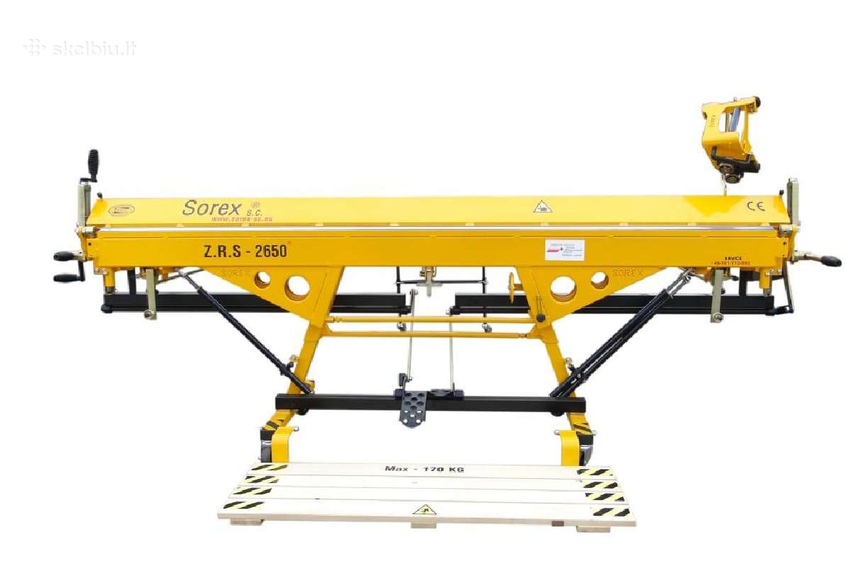 Skardos lenkimo staklės Sorex Zrs 2660/0,8