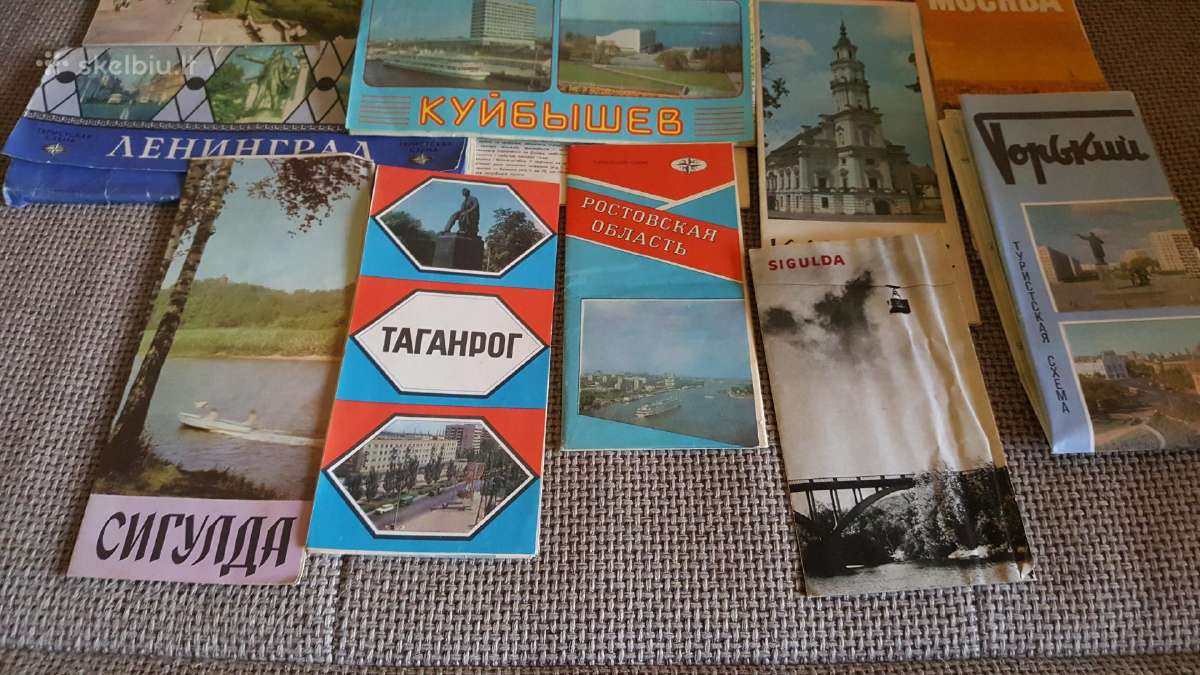 Seni turistiniai zemelapiai - nuotraukos Nr. 3
