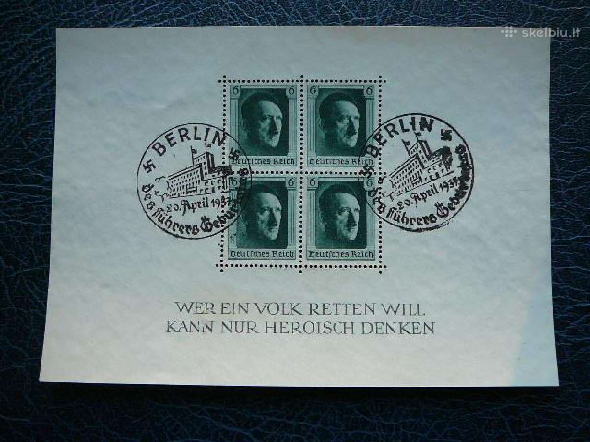 Vadas Gimtadienis Vokietija 1937 vkt646a