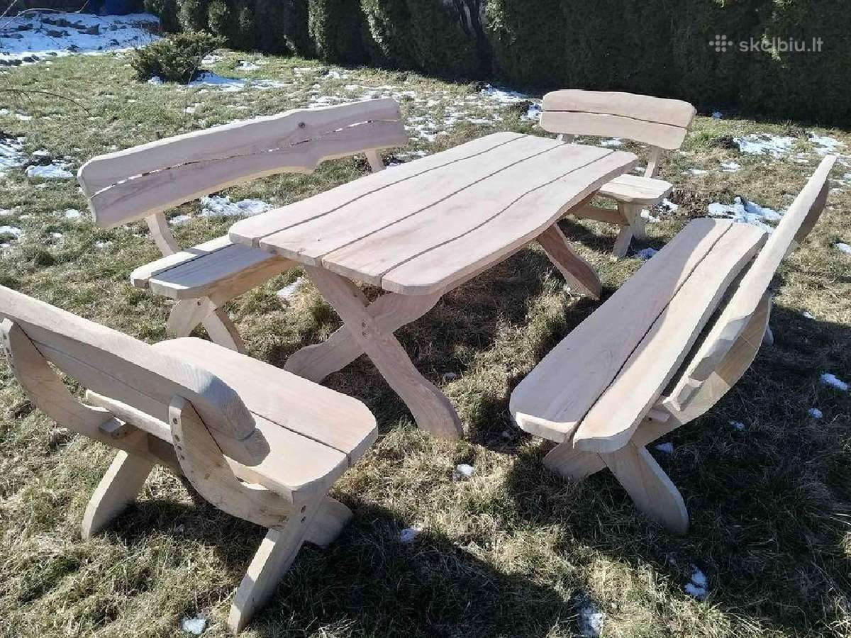 Ąžuoliniai lauko, pirties baldai! - nuotraukos Nr. 8