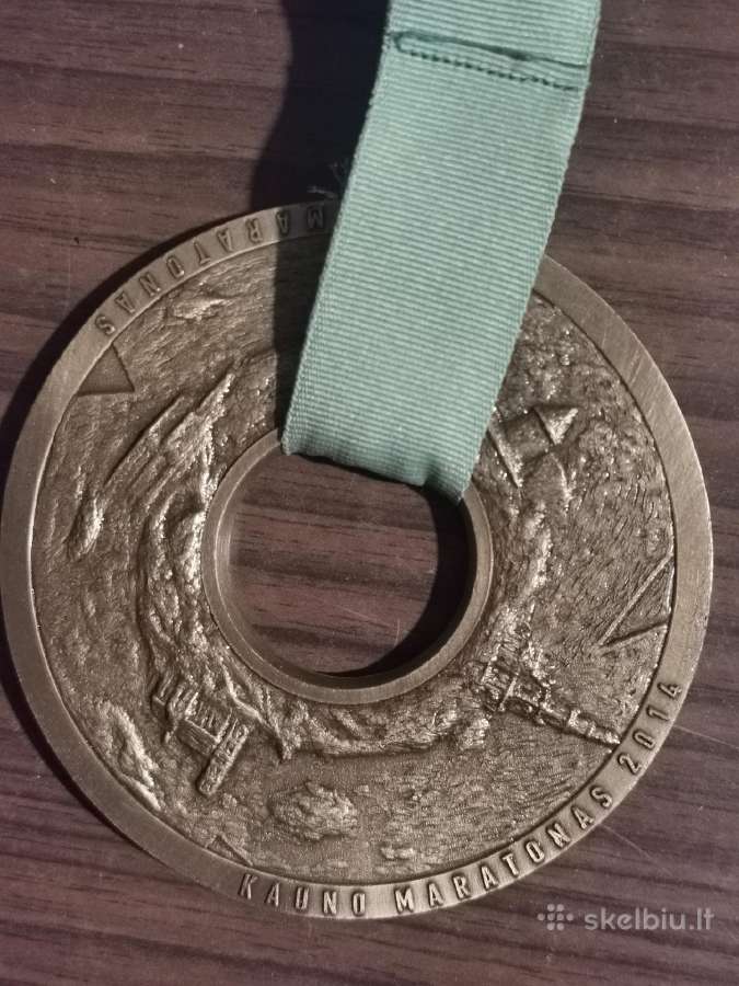2014 Kauno maratono medalis - nuotraukos Nr. 2