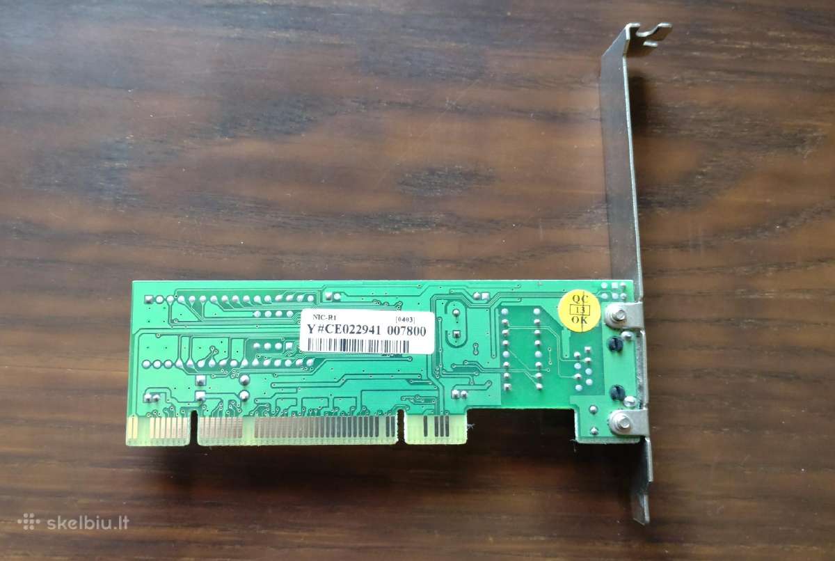 Tinklo plokštė Realtek Rtl8139d - nuotraukos Nr. 2