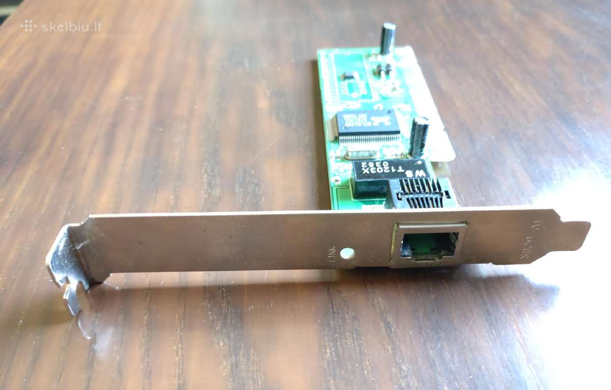 Tinklo plokštė Realtek Rtl8139d - nuotraukos Nr. 3