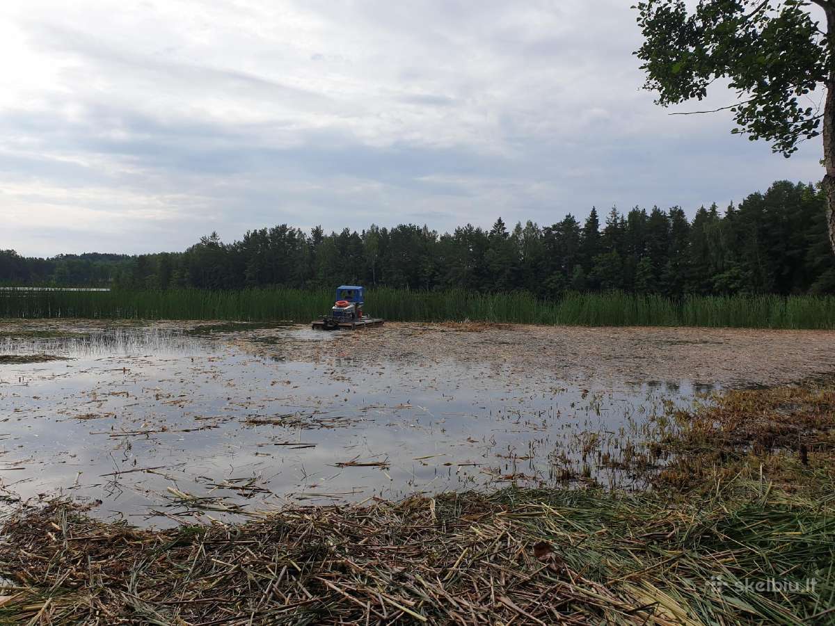 Paplūdimių įrengimas,nendrių naikinimas Molėtų raj - nuotraukos Nr. 8