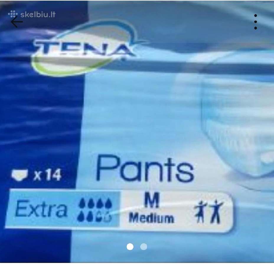 Sauskelnės kelnaitės Tena Pants.m ir L