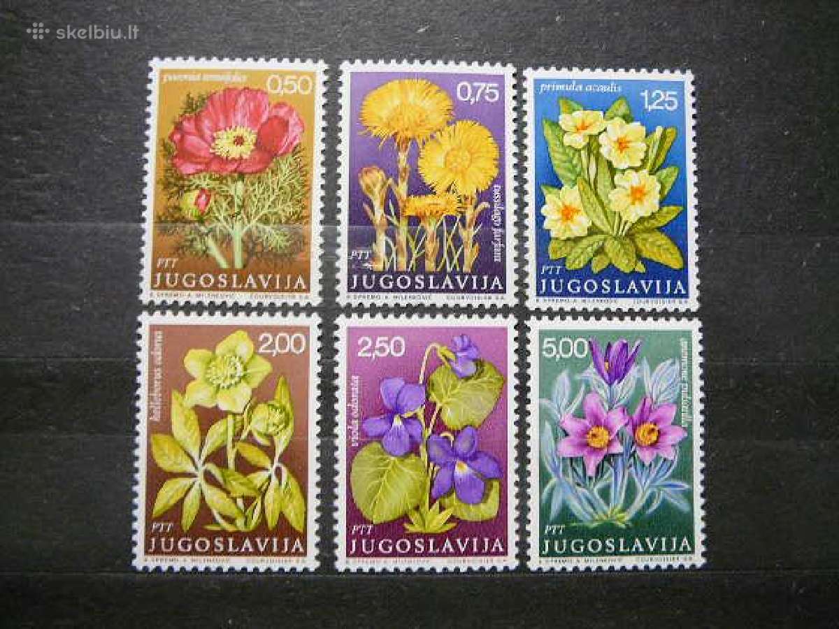 Geles Flora Jugoslavija 1969 Mnh js1330