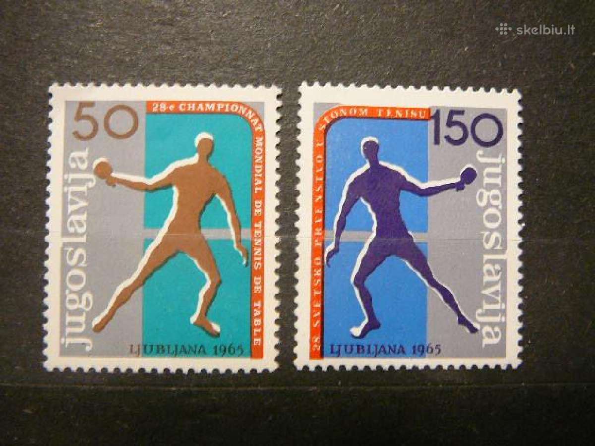 Stalo tenisas Jugoslavija 1965 Mnh js1104