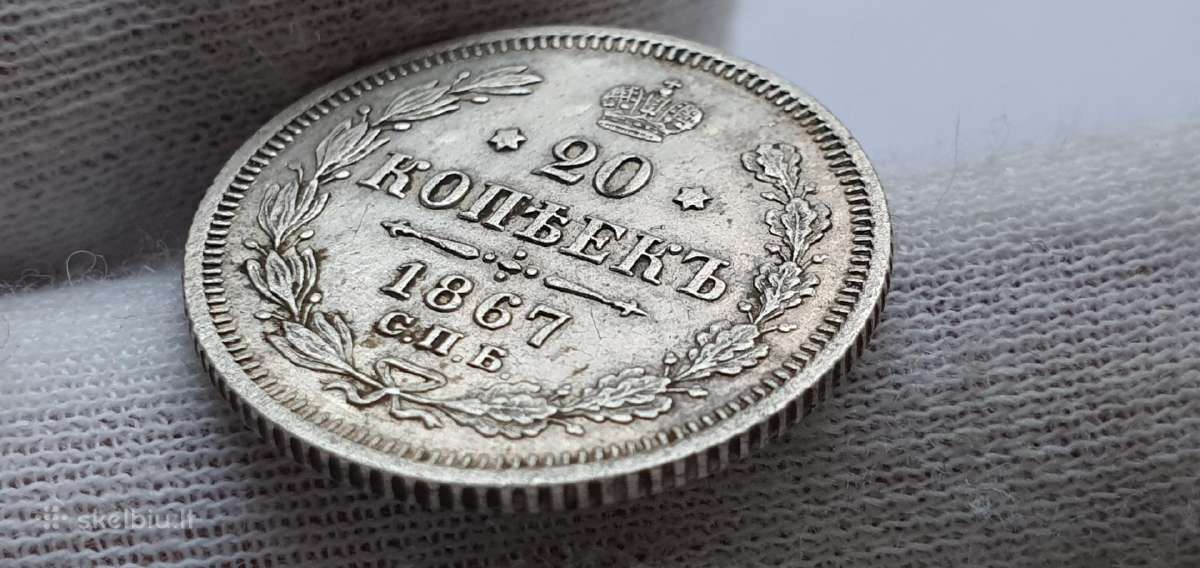 1867 20 kapeiku - nuotraukos Nr. 3