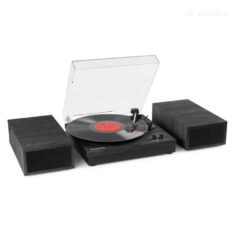 Fenton Rp165b patefonas su kolonėlėmis ir Bt juoda - nuotraukos Nr. 2