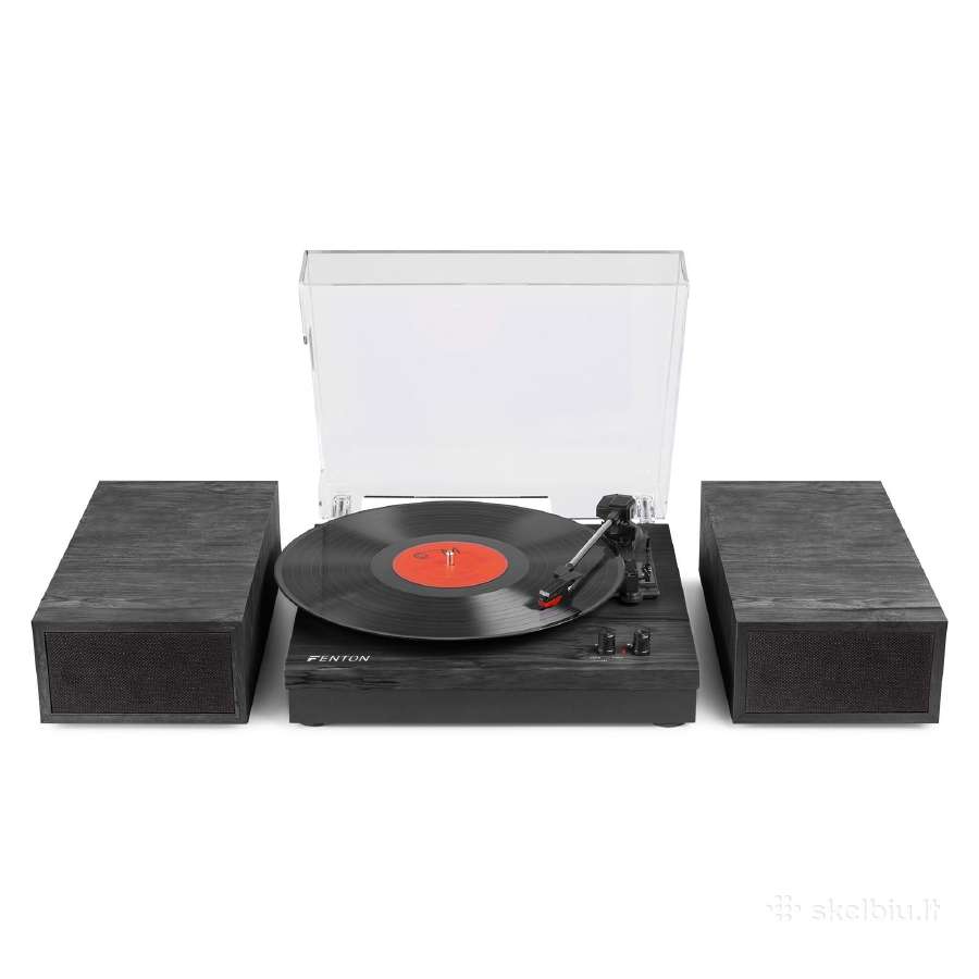 Fenton Rp165b patefonas su kolonėlėmis ir Bt juoda - nuotraukos Nr. 4