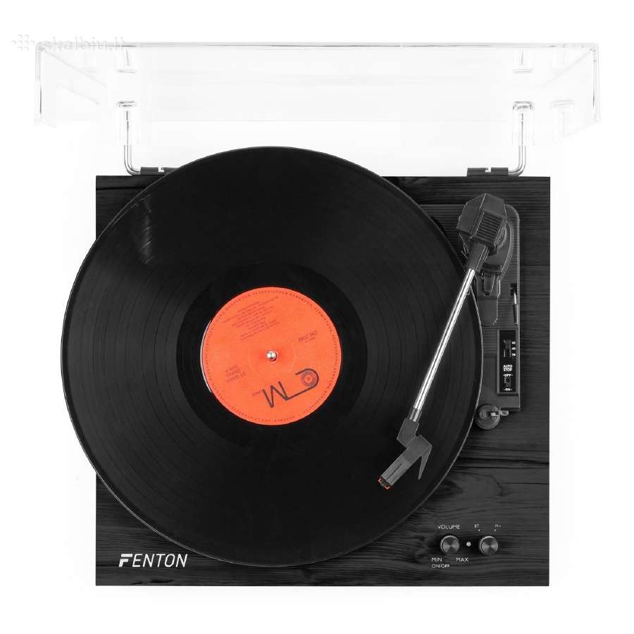 Fenton Rp165b patefonas su kolonėlėmis ir Bt juoda - nuotraukos Nr. 7
