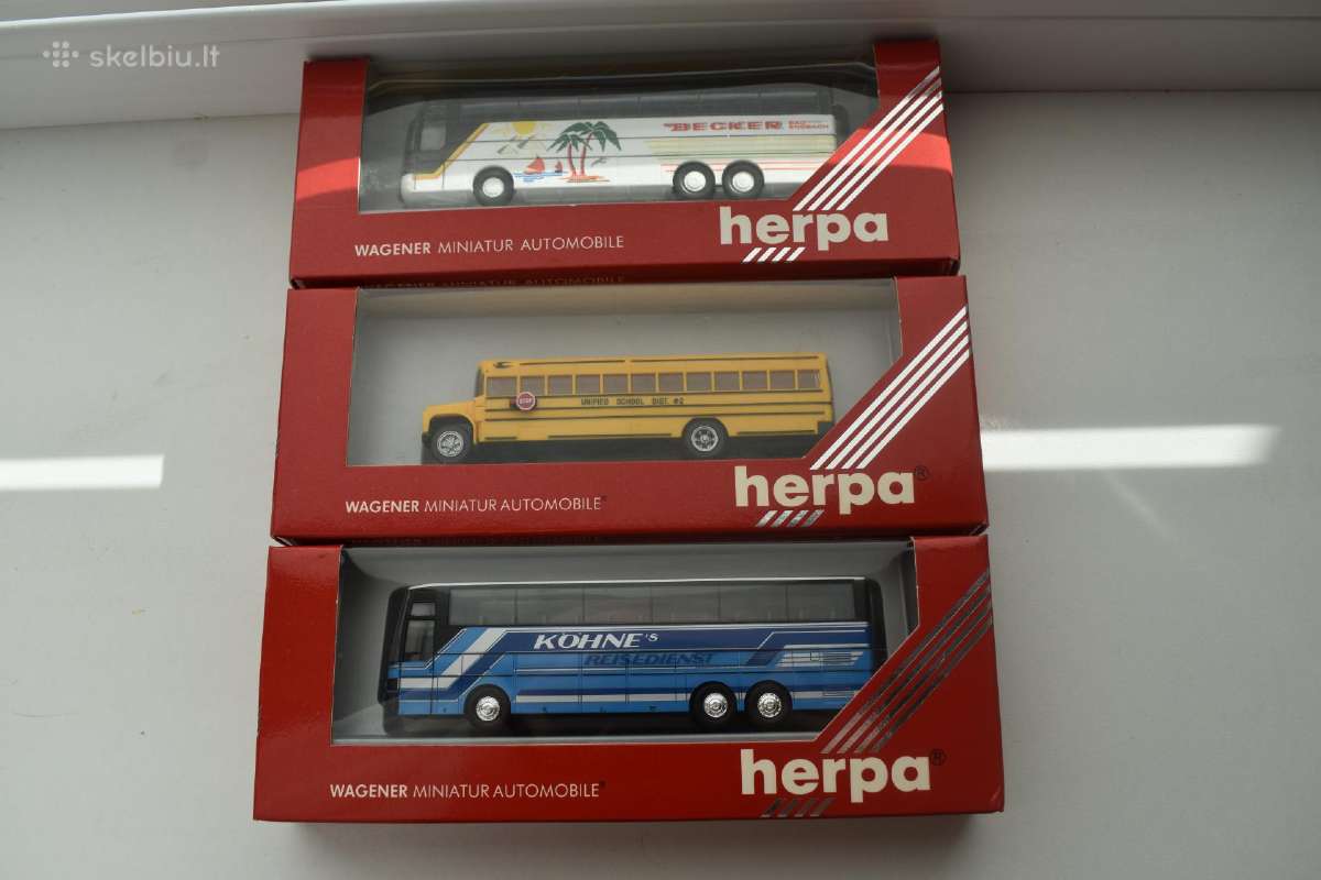 Nauji autobusai 1:87 (H0)