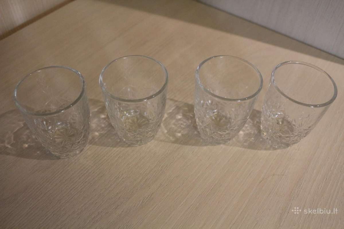 Krištoliniai stikliukai-stiklinaitės - nuotraukos Nr. 3