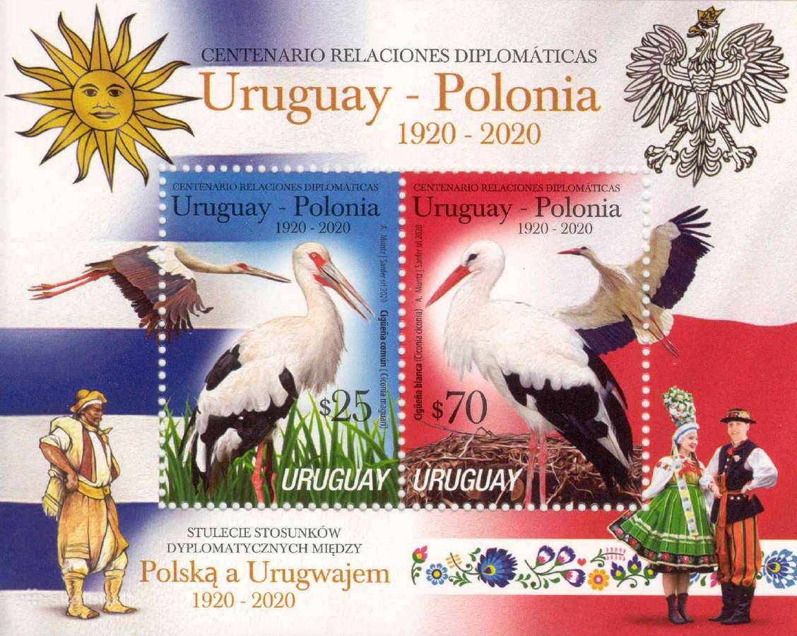 Urugvajus 2020. Urugvajus - Lenkija 1920-2020.