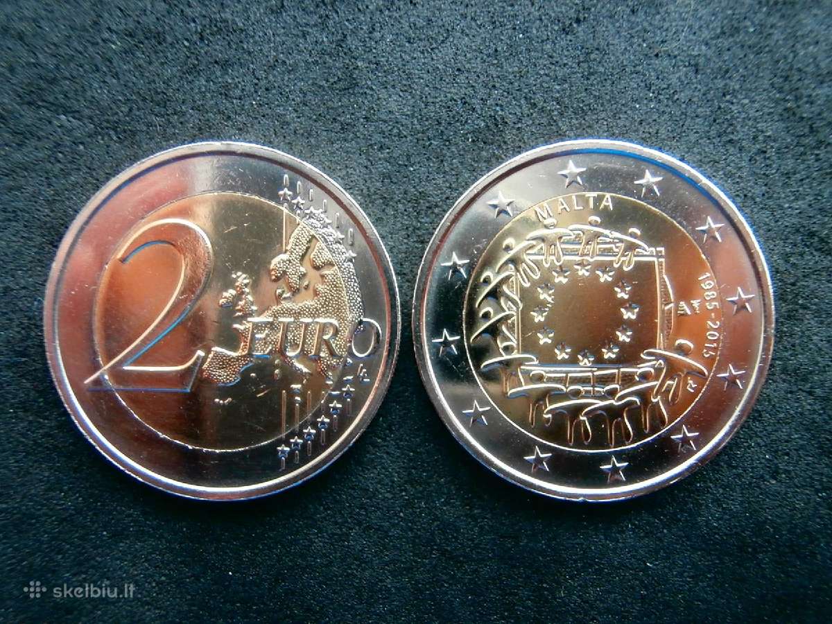 Proginės Euro monetos 2015 m. "Europos vėliava" - nuotraukos Nr. 5