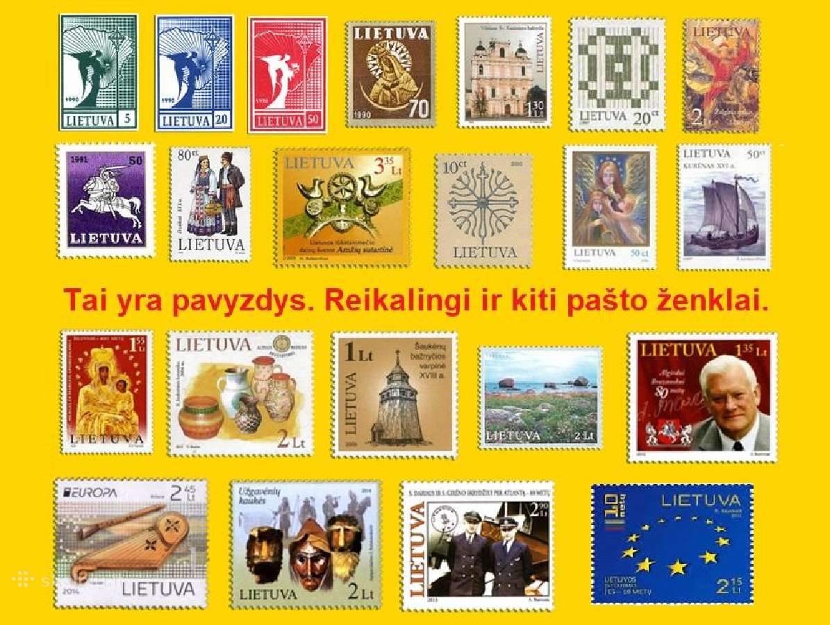 Pašto Ženklai Lietuviški