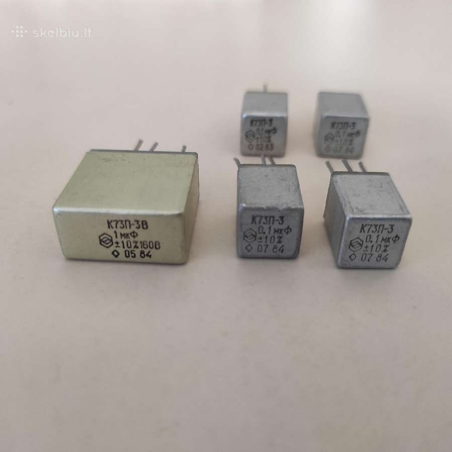 Kondensatoriai K50-12 K50-16 K50-35 K73-17 K78-2 - nuotraukos Nr. 12