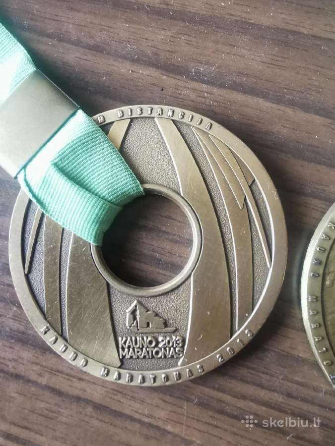 2013 ir 2014m pusės maratono medaliai