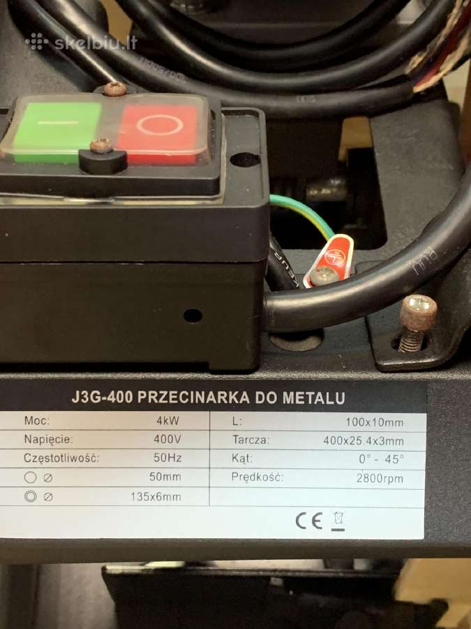 Metalo pjovimo staklės Pjoviklis diskinis 400w - nuotraukos Nr. 21