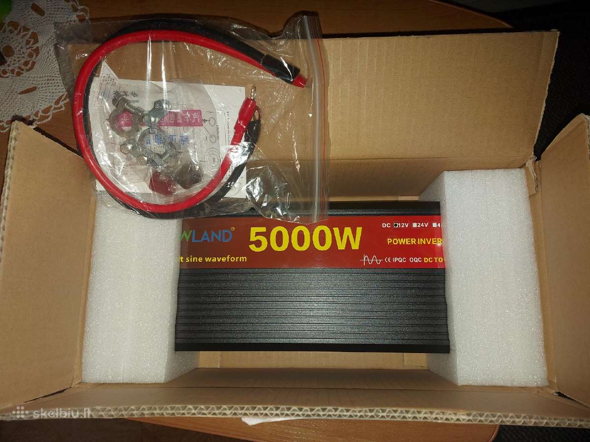 Inverteris tikro sinuso 24v 12v-220v - Skelbiu.lt