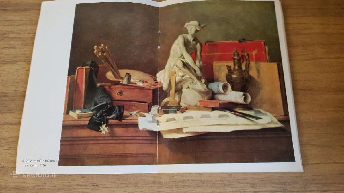 Dailininkų reprodukcijų knyg.chardin Vokiečių kalb - nuotraukos Nr. 5
