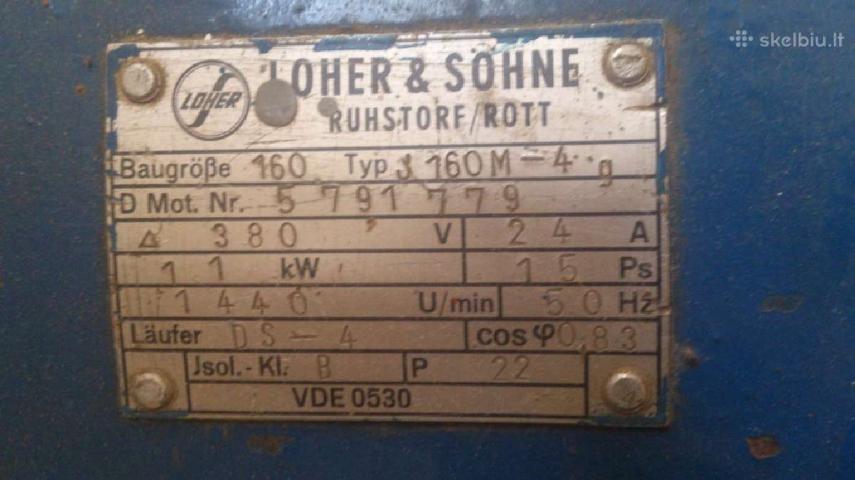 Grudų malūnas 11kw 380v - nuotraukos Nr. 4