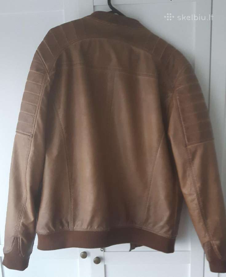 Odinė vyriška striukė Bershka Dydis L, XL - nuotraukos Nr. 2