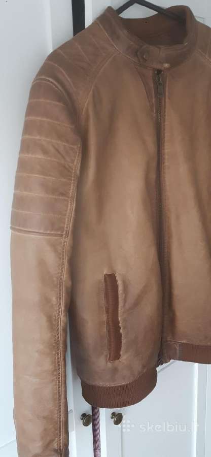 Odinė vyriška striukė Bershka Dydis L, XL - nuotraukos Nr. 3