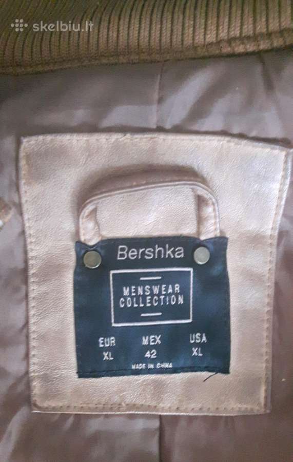 Odinė vyriška striukė Bershka Dydis L, XL - nuotraukos Nr. 6