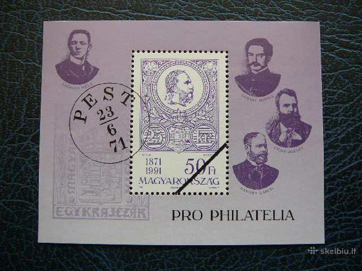 Pasto zenklas Vengrija 1991 antsp. v4185