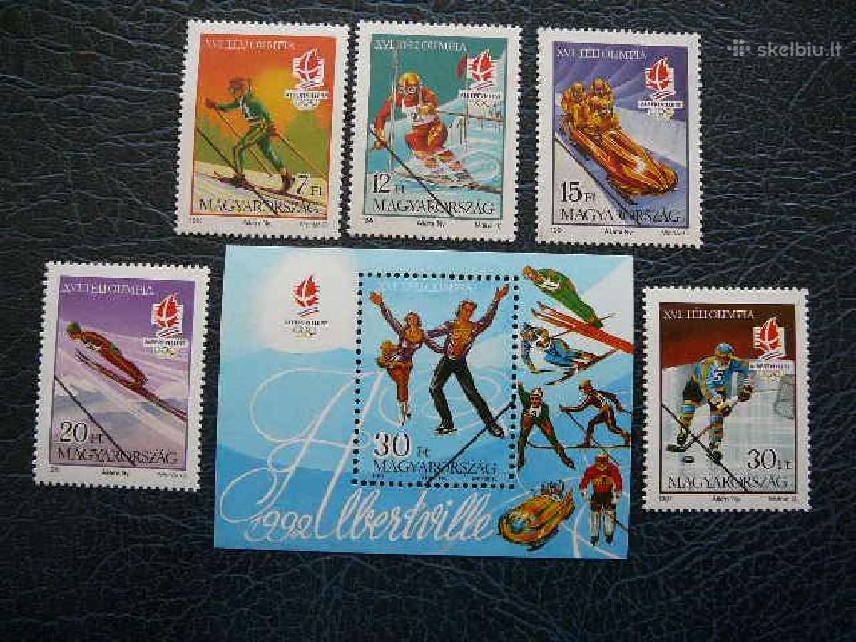 Ziemos olimpines Vengrija 1991 antsp. v4175