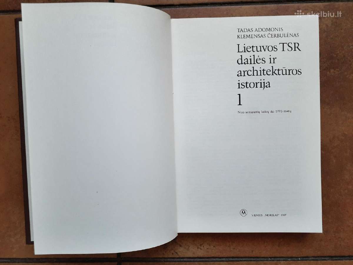 Lietuvos Tsr dailės ir architektūros istorija - nuotraukos Nr. 3