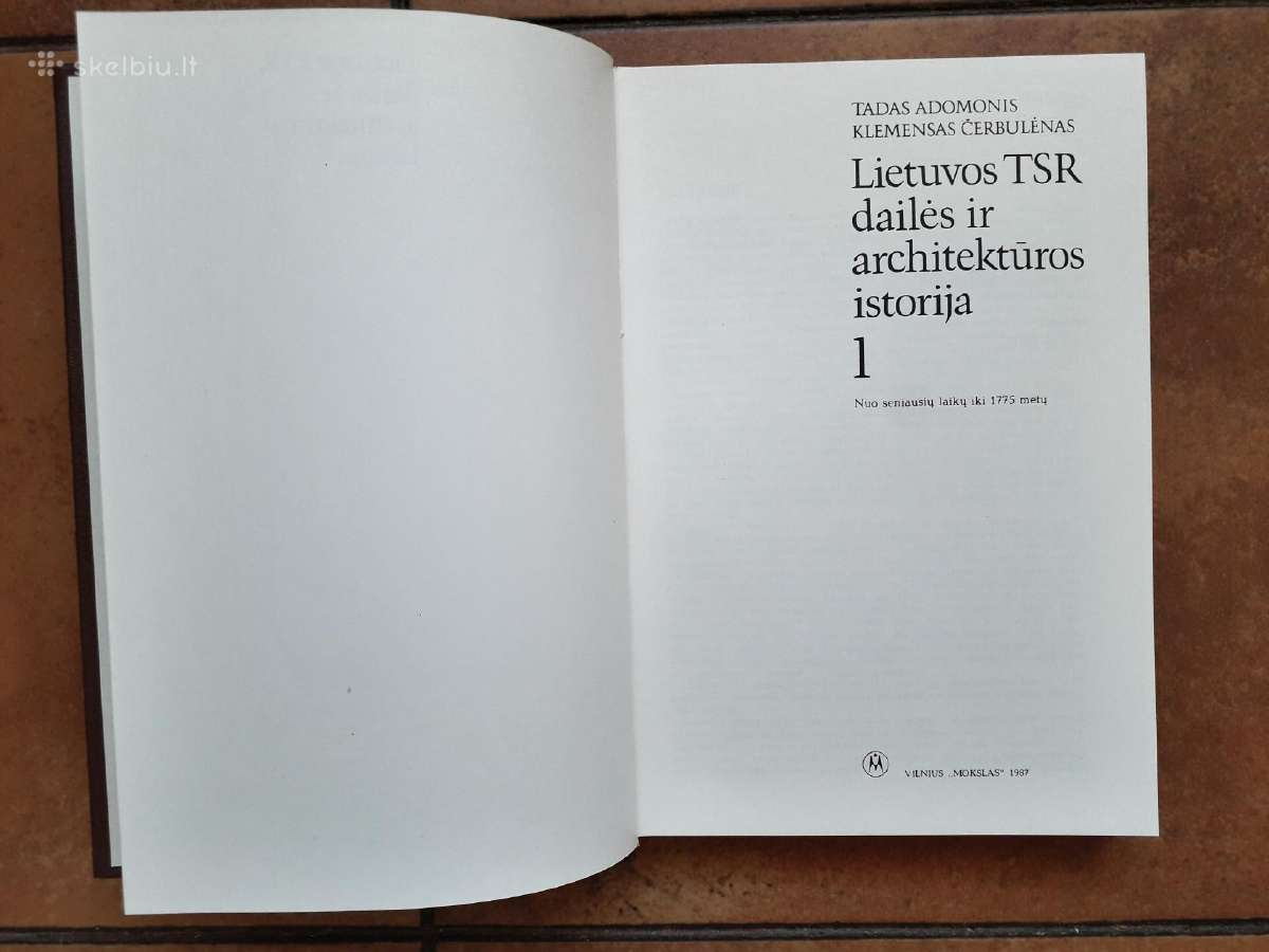 Lietuvos Tsr dailės ir architektūros istorija - nuotraukos Nr. 3