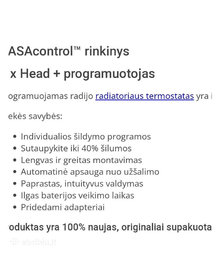 Radiatoriaus 3 termostatai plius valdymo dėžutė - nuotraukos Nr. 6
