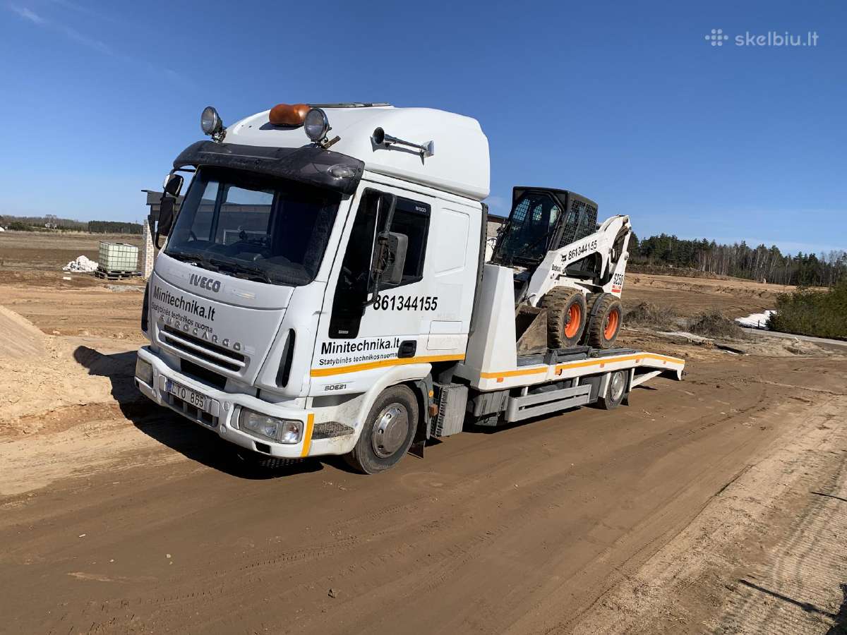 Bobcat ir Mini ekskavatoriaus 3.5t nuoma su oper. - nuotraukos Nr. 17