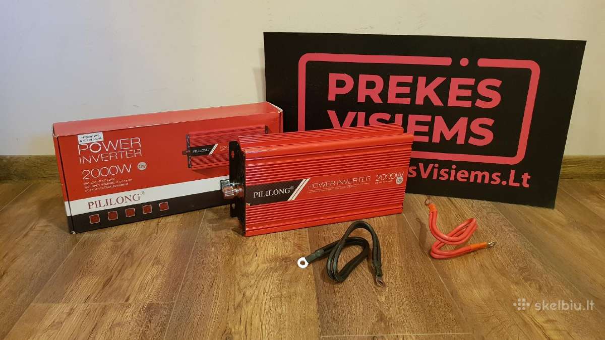 Įtampos inventeris 12-24v 220v inverteriai - nuotraukos Nr. 12