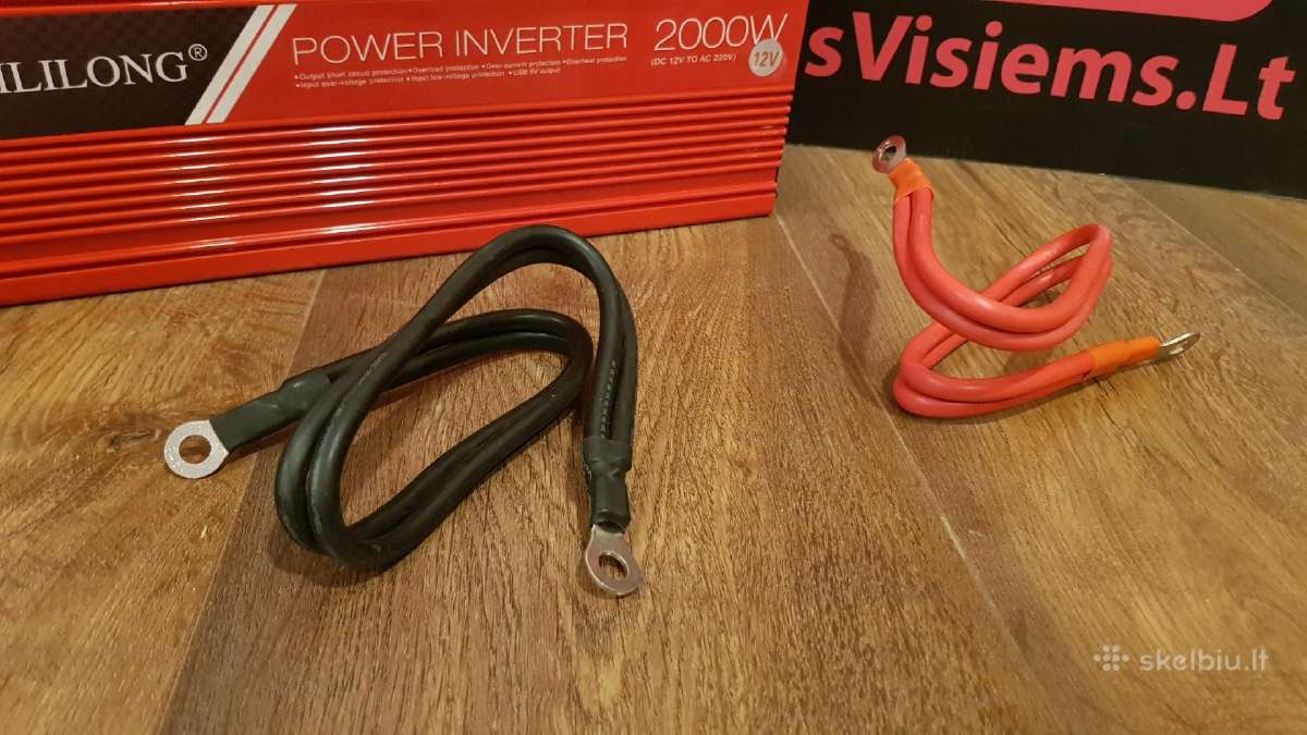 Įtampos inventeris 12-24v 220v inverteriai - nuotraukos Nr. 13