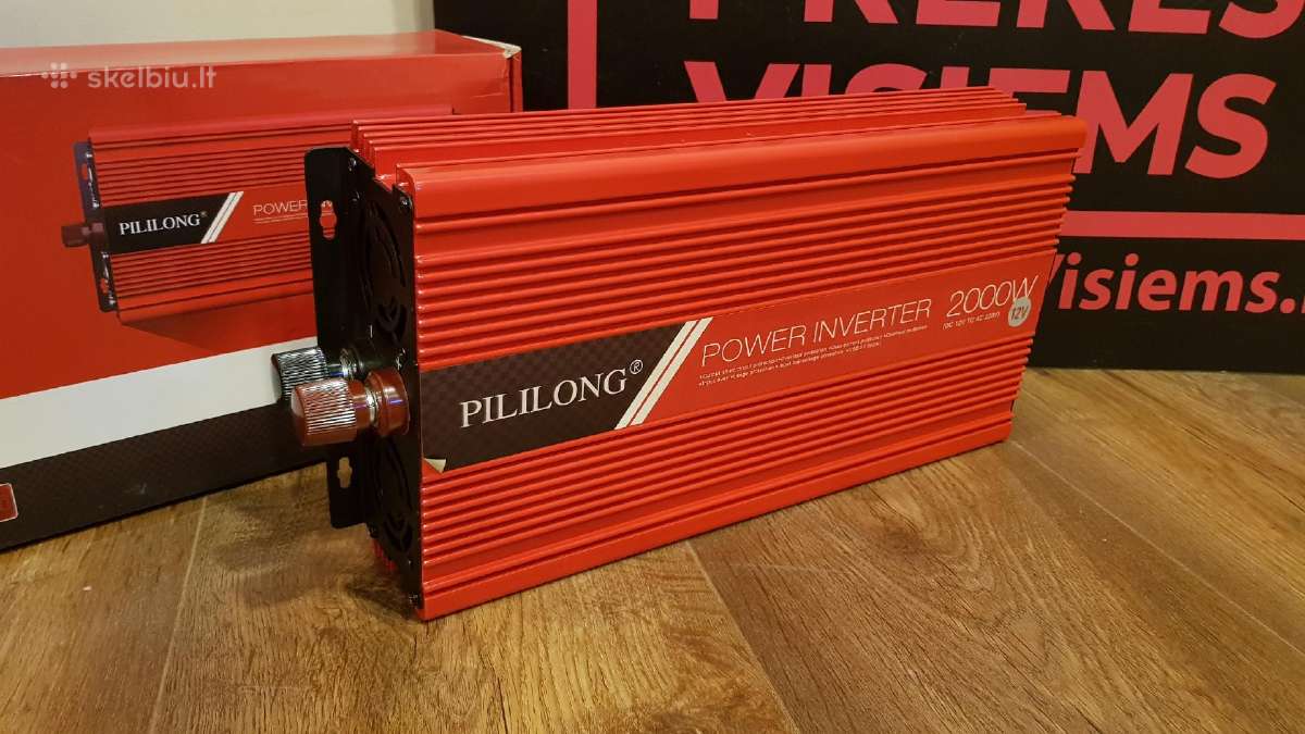 Įtampos inventeris 12-24v 220v inverteriai - nuotraukos Nr. 14