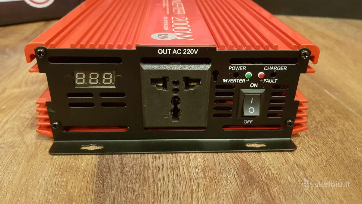 Įtampos inventeris 12-24v 220v inverteriai - nuotraukos Nr. 15