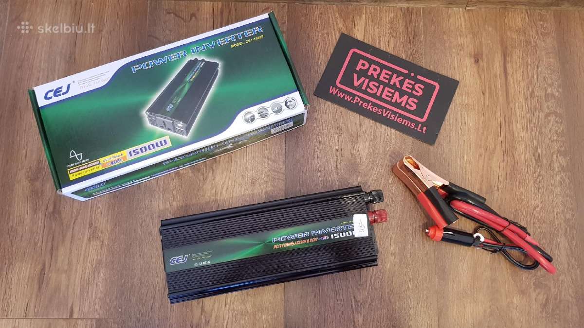 Įtampos inventeris 12-24v 220v inverteriai - nuotraukos Nr. 20