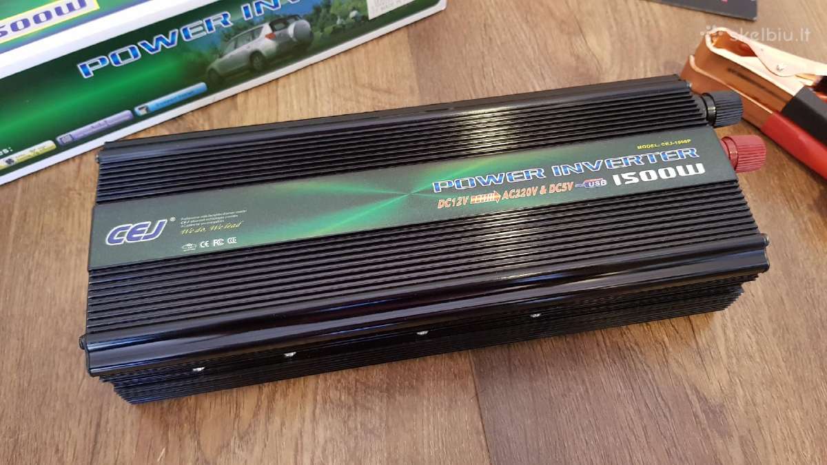 Įtampos inventeris 12-24v 220v inverteriai - nuotraukos Nr. 21