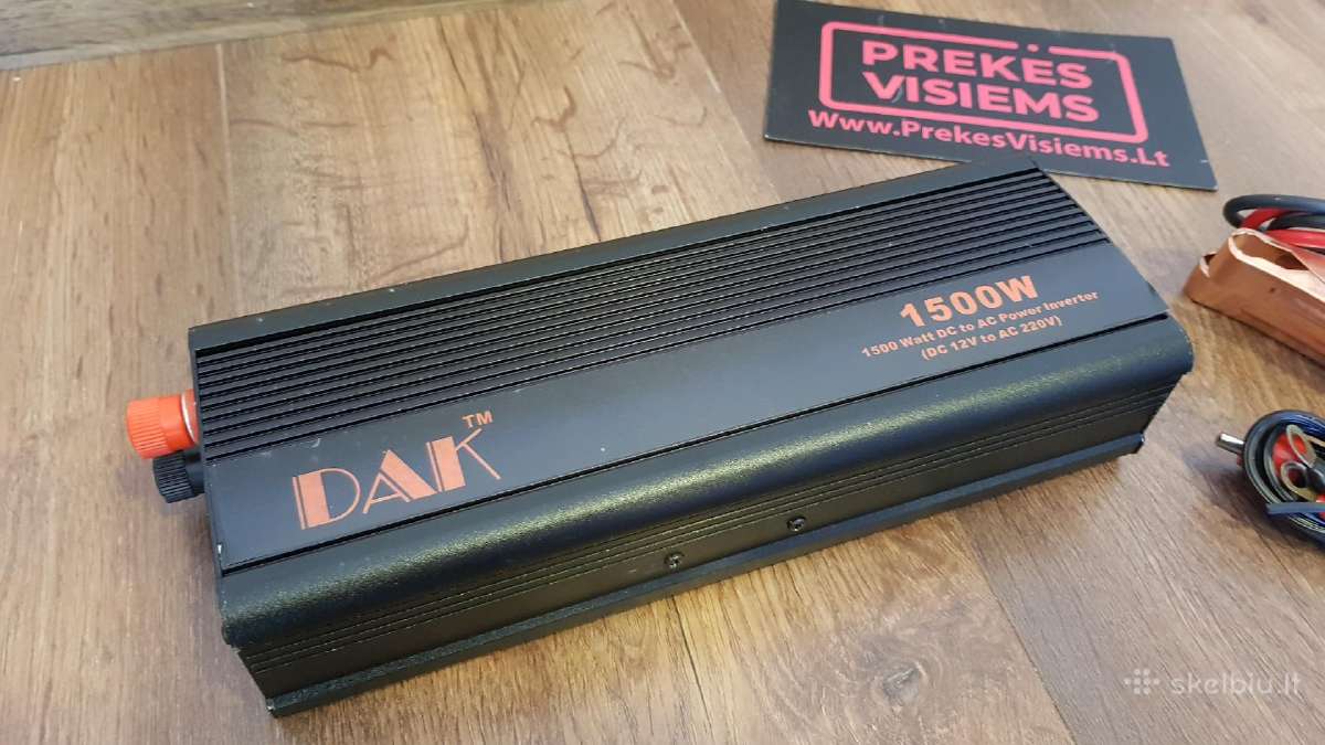 Įtampos inventeris 12-24v 220v inverteriai - nuotraukos Nr. 25