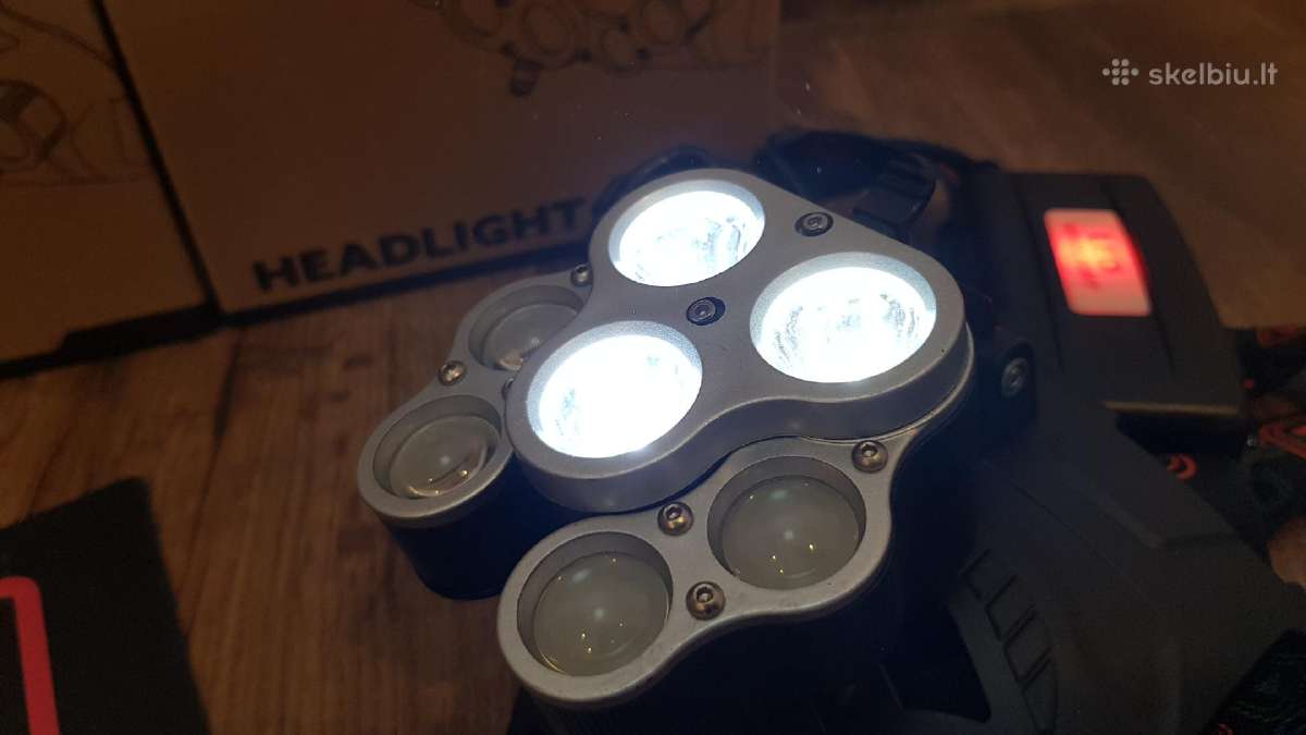 Pigiausiai! LED Prožektoriai ant galvos - nuotraukos Nr. 8