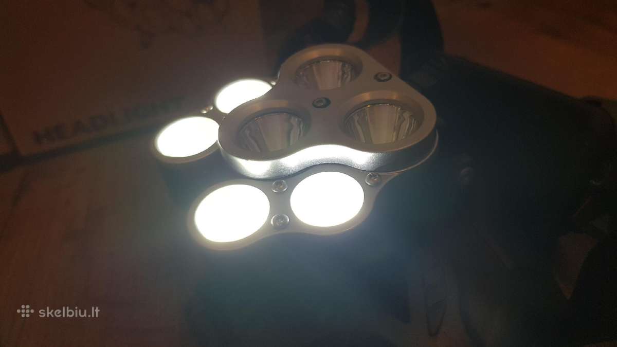 Pigiausiai! LED Prožektoriai ant galvos - nuotraukos Nr. 9