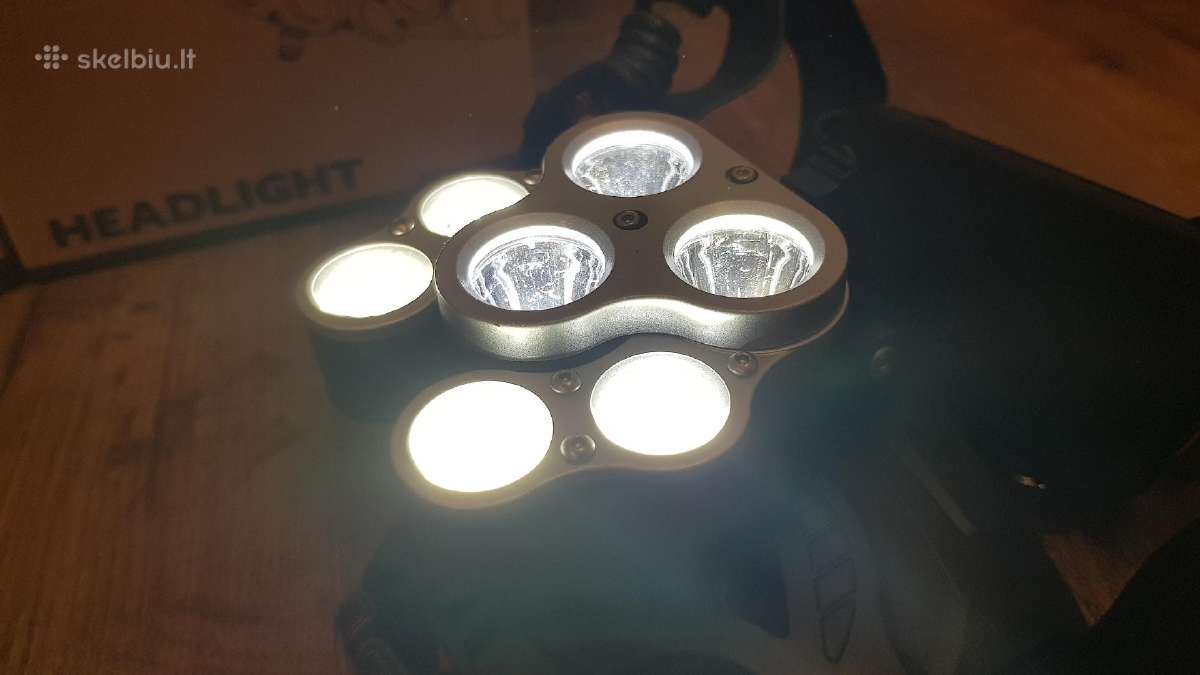 Pigiausiai! LED Prožektoriai ant galvos - nuotraukos Nr. 10