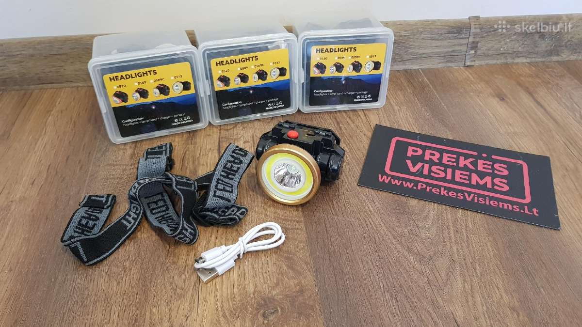 Pigiausiai! LED Prožektoriai ant galvos - nuotraukos Nr. 12