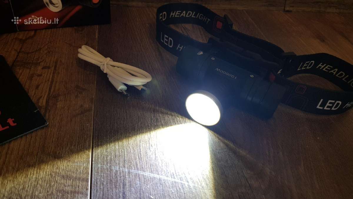 Pigiausiai! LED Prožektoriai ant galvos - nuotraukos Nr. 23