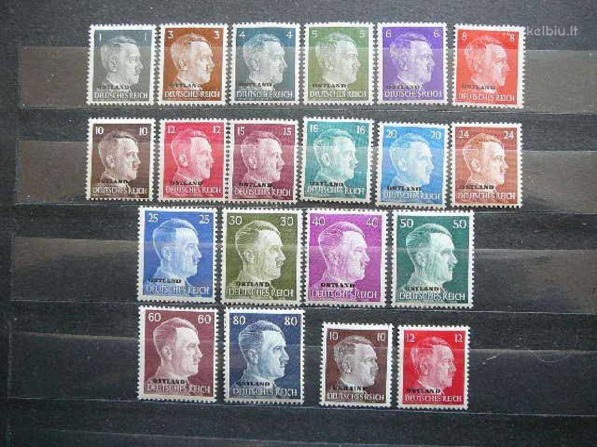 Ostland Vokietija Lietuva 1941 Mlh ost523p