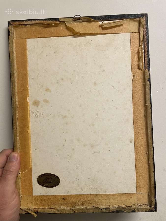 Sena grafika portretas - nuotraukos Nr. 2