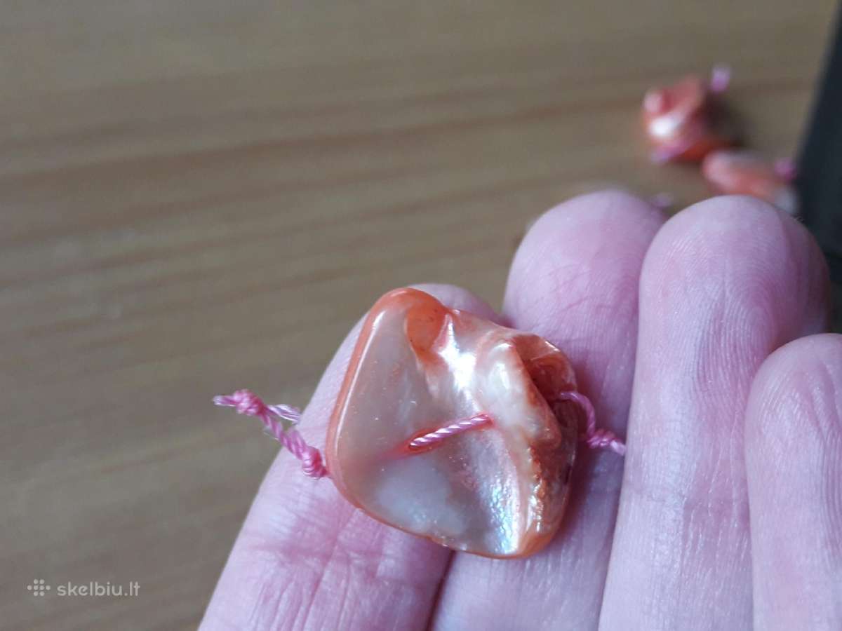 14 natūralaus perlamutro gabalėlių - nuotraukos Nr. 3